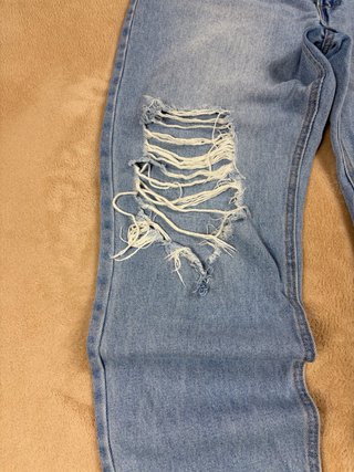 Vaqueros mujer rotos talla 42