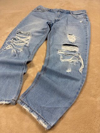 Vaqueros mujer rotos talla 42