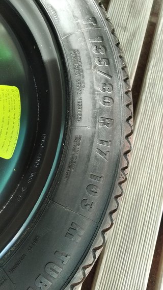 RUEDA DE REPUESTO BMW MERCEDES 135-80-17 NUEVA!!!