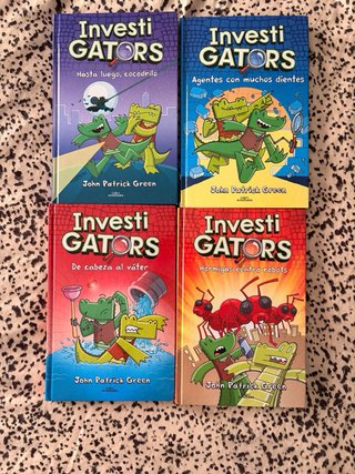 Lote libros Investigators 1 a 4
