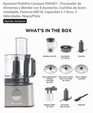 Procesador Alimentos Kenwood FDM301