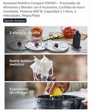 Procesador Alimentos Kenwood FDM301