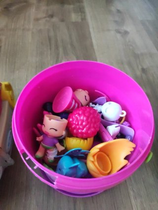 Pin y Pon Coche, Barco, Cubo y Colegio