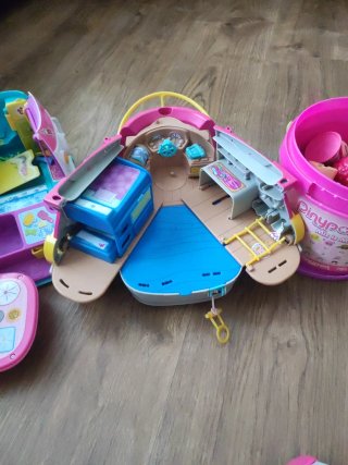 Pin y Pon Coche, Barco, Cubo y Colegio