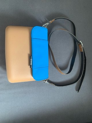 Borsetta O Bag Blu/Marrone Tracolla
