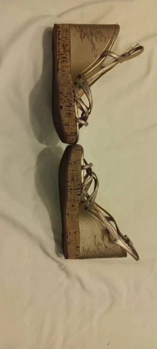 Sandalias Prada Fiesta Oro/Plata