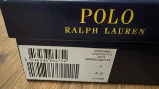 Zapatillas Ralph Lauren Talla 20 sin usar