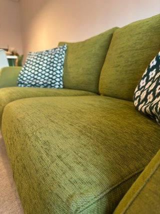 Sofá 3 plazas moderno verde – Desenfundable