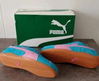Zapatillas Puma Mujer Azul y Rosa