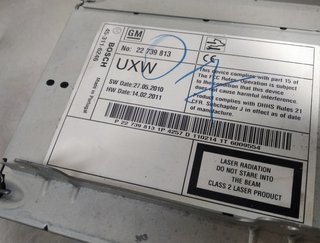 Opel 384564 22739813 sistema navegación gps astra