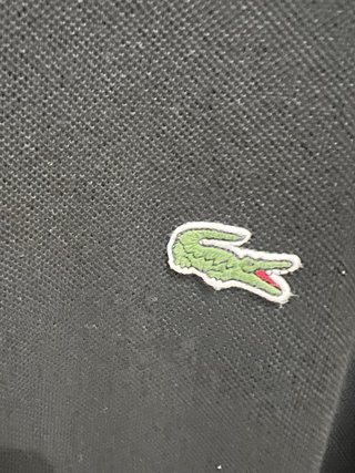Polo Lacoste Negro Talla XXXL
