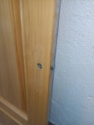 Puerta de madera interior