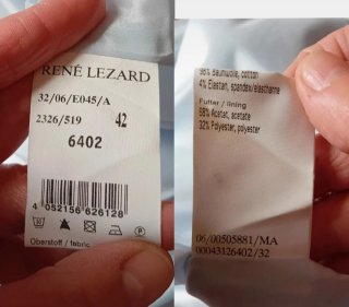 Abito tubino René Lezard tg. 42