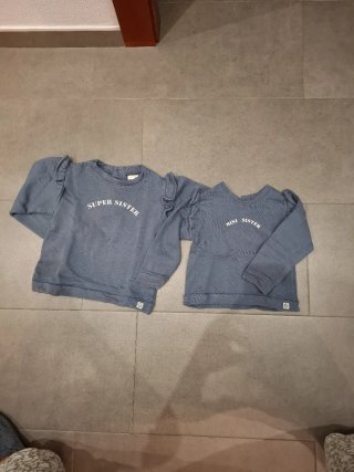 Conjunto 2 Sudaderas Gocco Hermanas