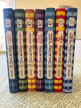Diari de Greg. Libros de lectura.