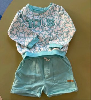 Conjunto Tous Sudadera y Shorts