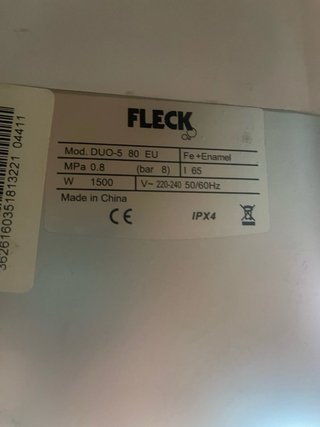 Calentador Fleck Duo5 80L