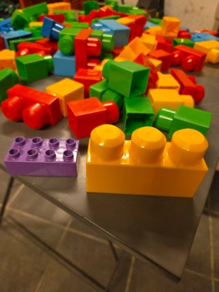 Blocchi costruzioni per bambini