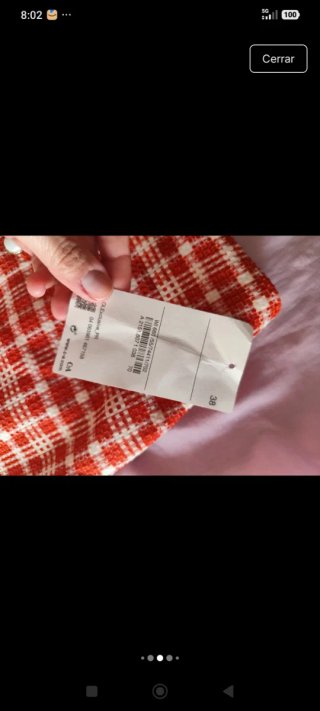 Conjunto chaqueta y falda a cuadros, nuevos