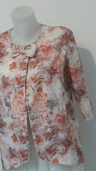 Blazer Dolores Promesas floral multicolor