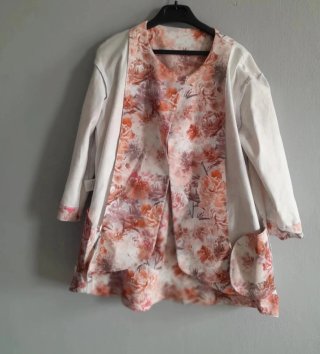 Blazer Dolores Promesas floral multicolor