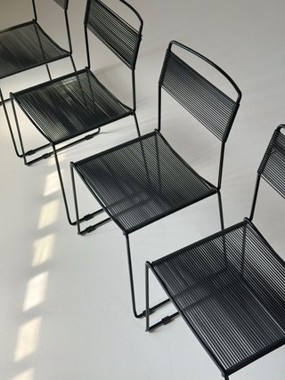 Silla spaghetti " Jodi" 1980 vintage