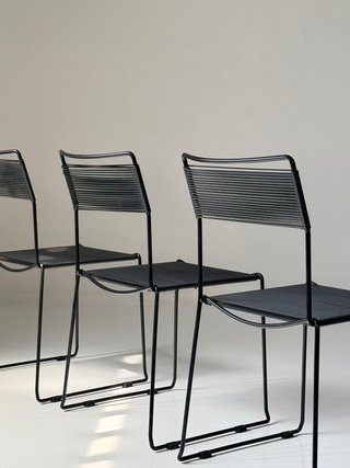 Silla spaghetti " Jodi" 1980 vintage