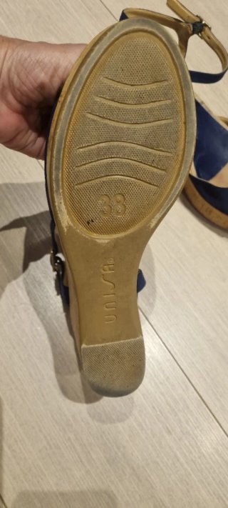 Sandalias Unisa Azul Talla 38