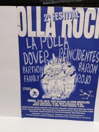 Cartel Dover La Polla Barón Rojo Reincidentes