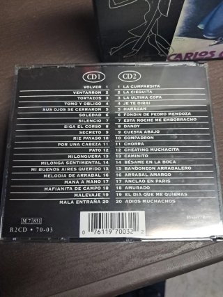 CD Smooth Jazz y Tango Carlos Gardel