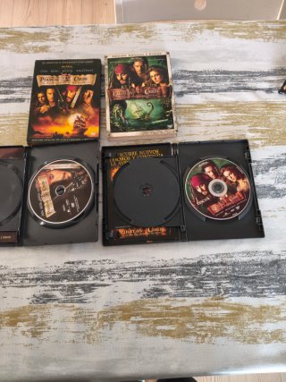 2 DVDs Piratas del Caribe Edición Coleccionista