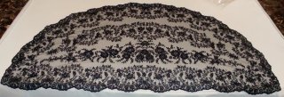 Mantilla Fallera Negra