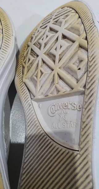 Converse bajas encaje beige crudo Talla 36