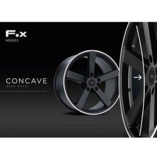 Juego de 4 Llantas 19 Fox MS003 Black Concave BM08