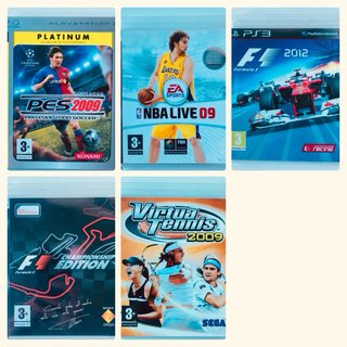 PlayStation 3 60GB Sony y 5 juegos