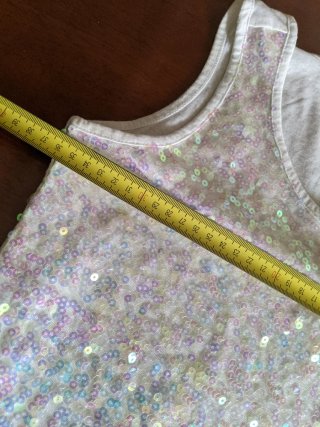 T-shirt bambina paillettes