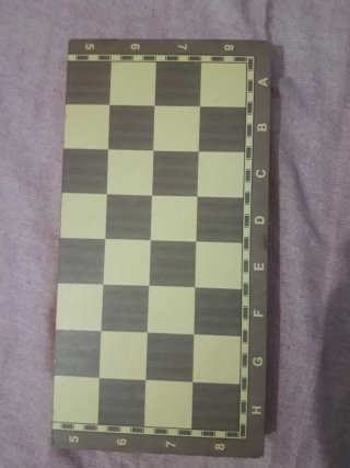 Tablero de ajedrez y damas plegable