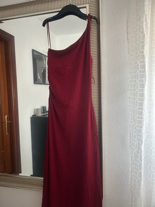 Vestido Mango Rojo Talla M Sin Estrenar