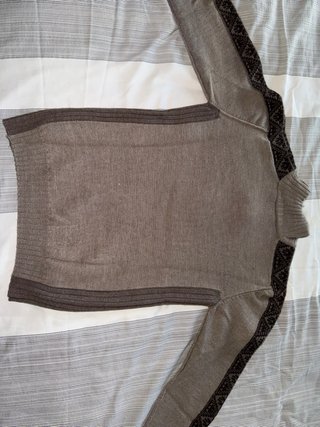 Jersey Montura Lana Marrón y Gris
