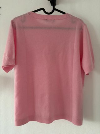 Jersey Mango Lana y Cachemir Rosa Talla L