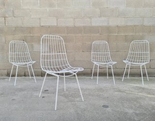 4 sillas de jardin. Vintage, 70s.