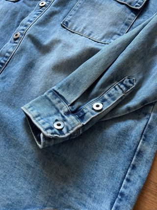 Sobrecamisa Vaquera Ami Paris Oversize Azul