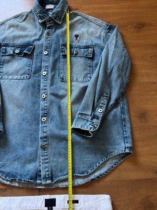 Sobrecamisa Vaquera Ami Paris Oversize Azul