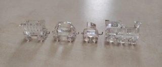 Trenino Swarovski Cristallo da Collezione