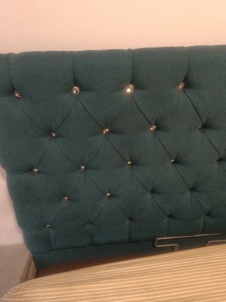 Cabecero de tela capitoné