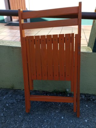 6 Sillas de Madera Marrón
