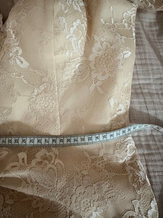 Vestido de Novia Champán Encaje Nuevo