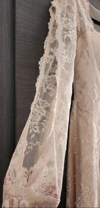 Vestido de Novia Champán Encaje Nuevo