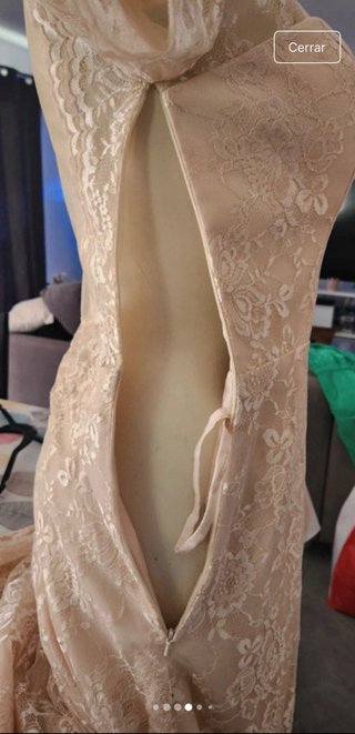 Vestido de Novia Champán Encaje Nuevo