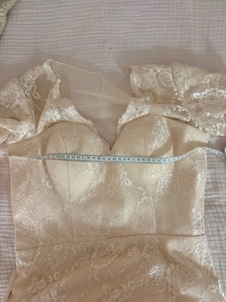 Vestido de Novia Champán Encaje Nuevo